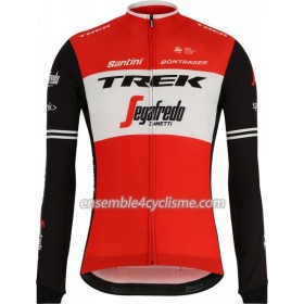 Maillot Cyclisme 2019 Trek-Segafredo Manches Longues N001